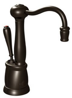InSinkErator® Indulge Antique Oil Rubbed Bronze Instant Hot Water Dispenser with Swivel Spout