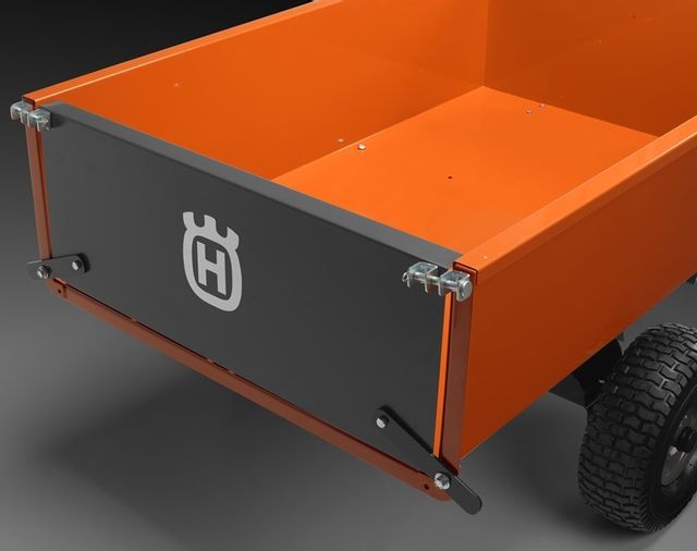 Husqvarna® 12' Welded Steel Dump Cart 2