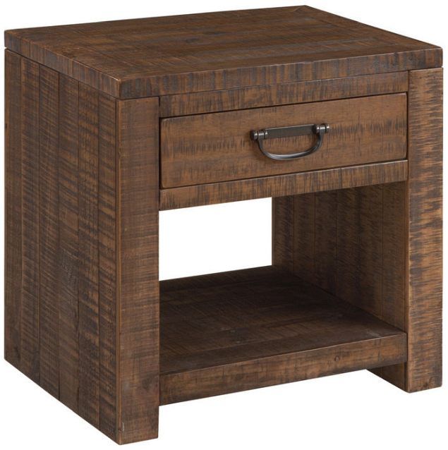 Signature Design by Ashley® Larroni Rustic Brown End Table