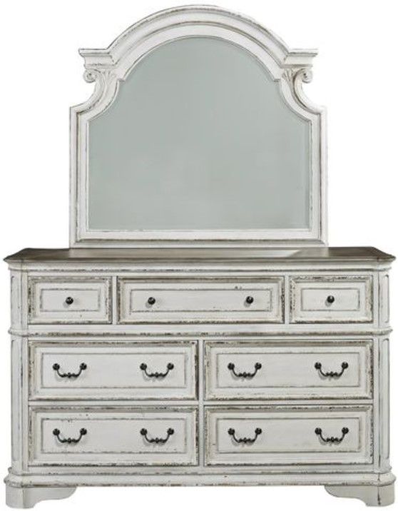 Liberty Magnolia Manor 4 Piece Antique White King Bedroom Set Miskelly Furniture 9466