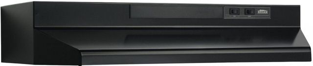 Broan® Buez3 Series 30" Black Convertible Under Cabinet Range Hood