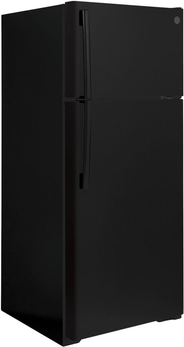 GE® 17.5 Cu. Ft. Black Top Freezer Refrigerator-3