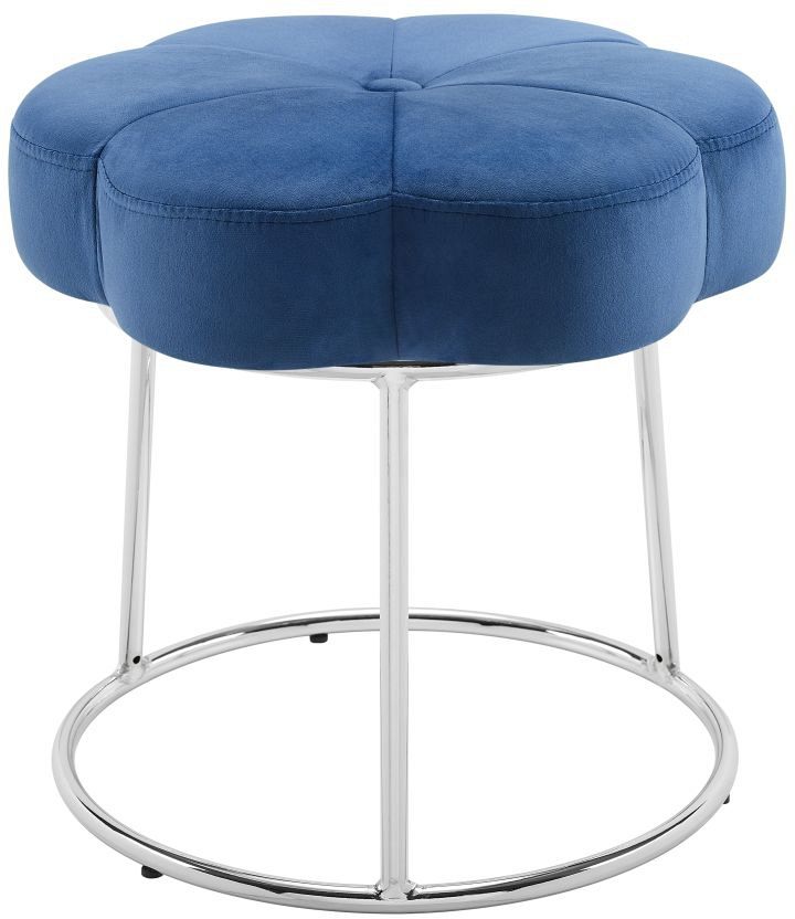 navy vanity stool