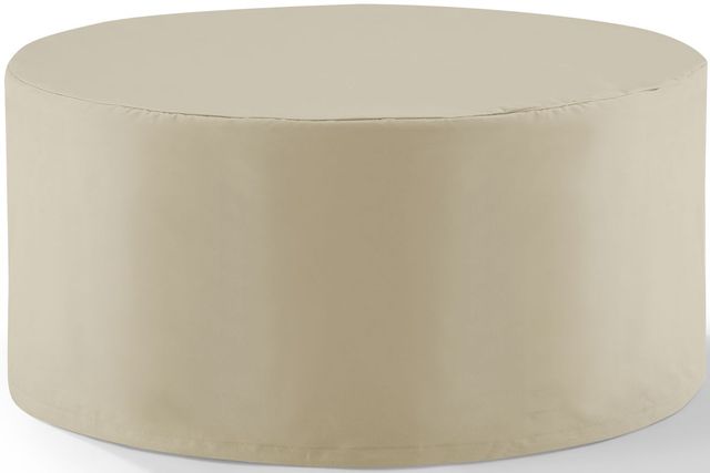 Crosley Furniture® Catalina Tan Outdoor Round Table Furniture Cover-1