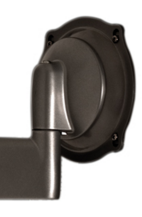 Chief® Medium Black Flat Panel Single Arm Wall Mount 1