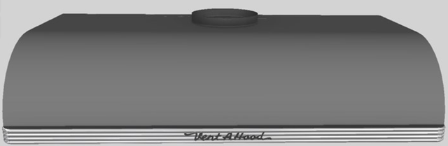 Vent-A-Hood® 42" Gunsmoke Retro Style Under Cabinet Range Hood-0