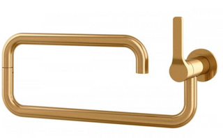 The Galley Ideal Pot Filler Tap Brushed Gold Stainless Steel Faucet
