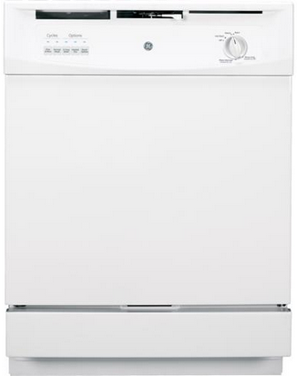GE® 24" Built-In Dishwasher-White