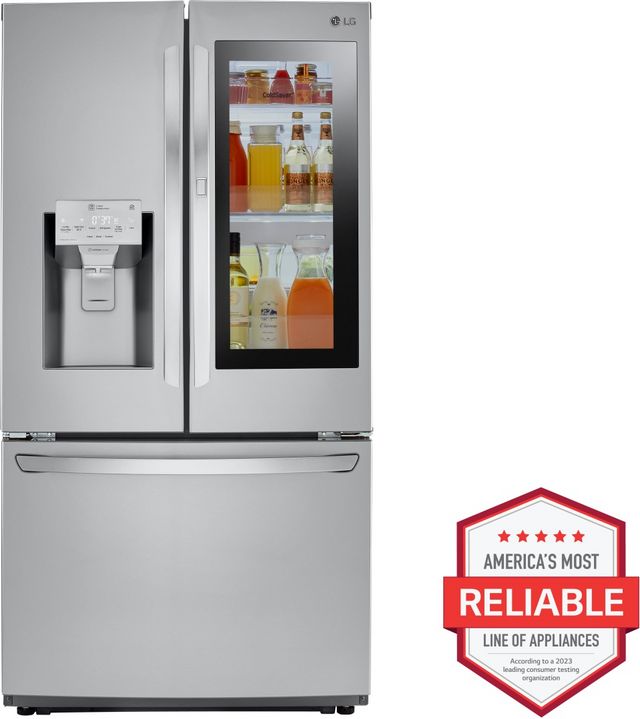 LG 26.0 Cu. Ft. Stainless Steel French Door Refrigerator-1