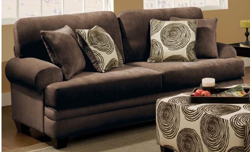 Groovy on sale chocolate sectional