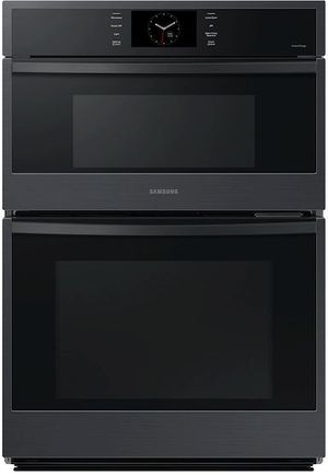 Samsung 30" Matte Black Oven/Microwave Combination Electric Wall Oven
