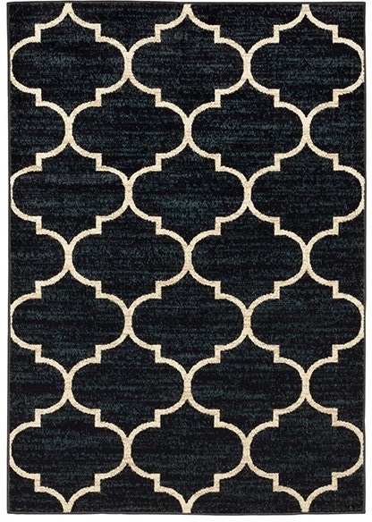 Oriental Weavers™ Evandale Black 5'3" x 7'3" Rug