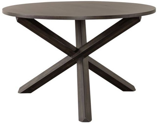 Liberty Anglewood Dark Umber Brown Pedestal Table Set-0
