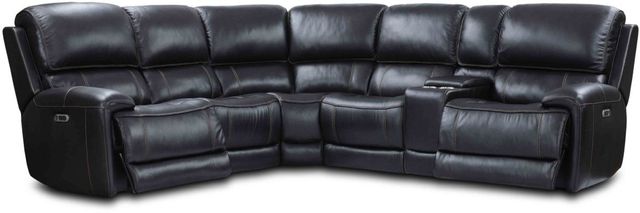 Parker House® Empire 6-Piece Verona Blackberry Sectional Sofa Set 1