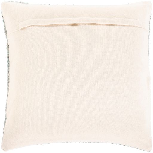 Surya Nobility Sea Foam 22" x 22" Toss Pillow with Down Insert 1
