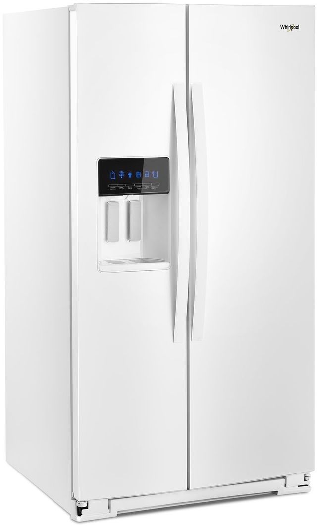 Whirlpool® 28.49 Cu. Ft. Side-by-Side Refrigerator-White-1