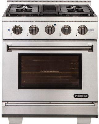 NXR Culinary Series 30" Stainless Steel Pro Style Dual Fuel Range