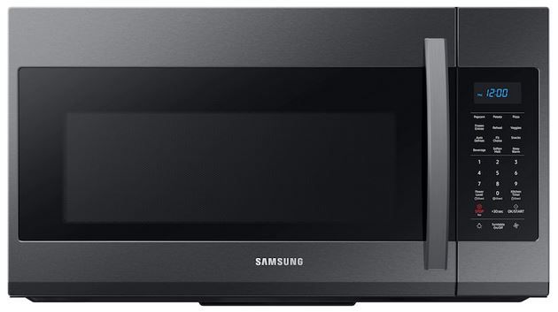 Samsung 1.9 Cu. Ft. Fingerprint Resistant Black Stainless Steel Over The Range Microwave-0