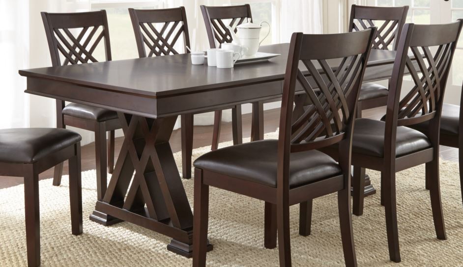 steve silver 9 piece adrian dining table set