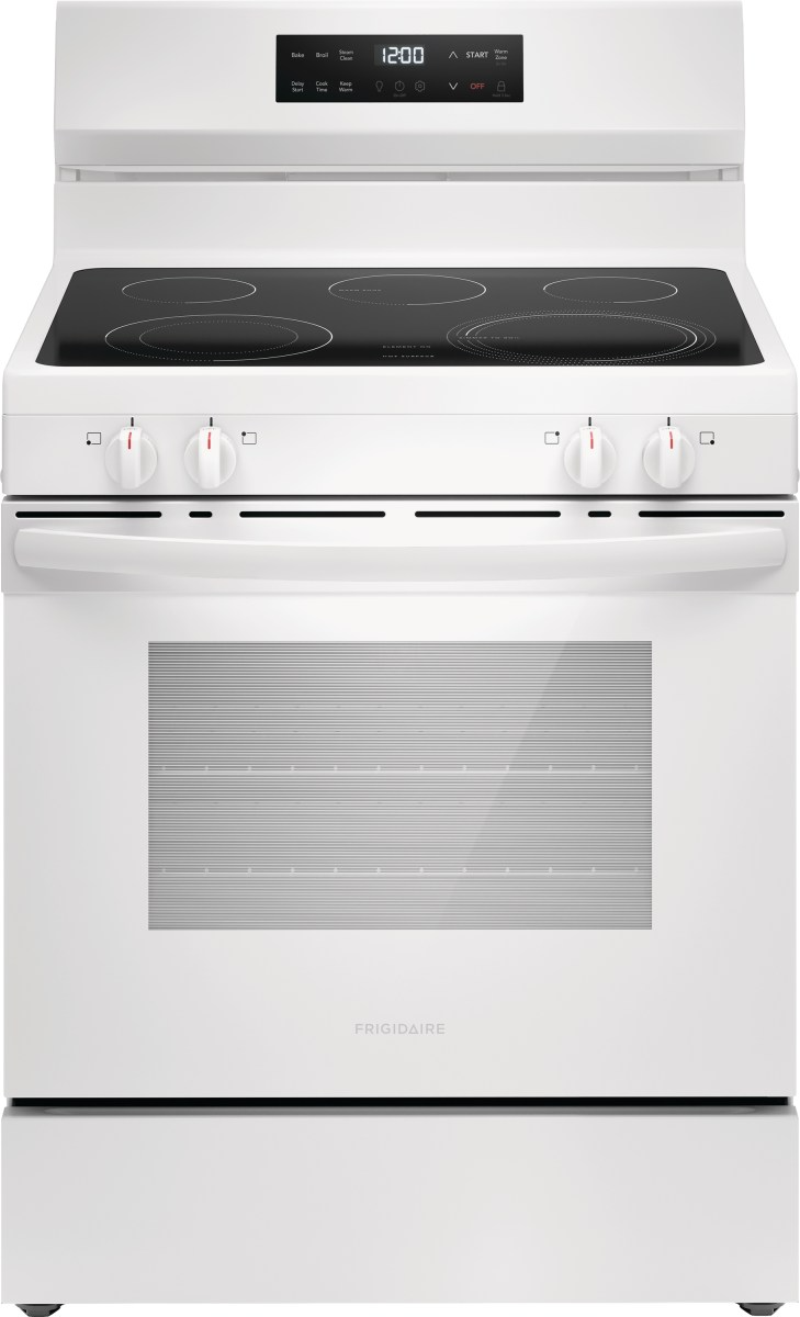 Frigidaire® 30" White Freestanding Electric Range | Albert Lee ...