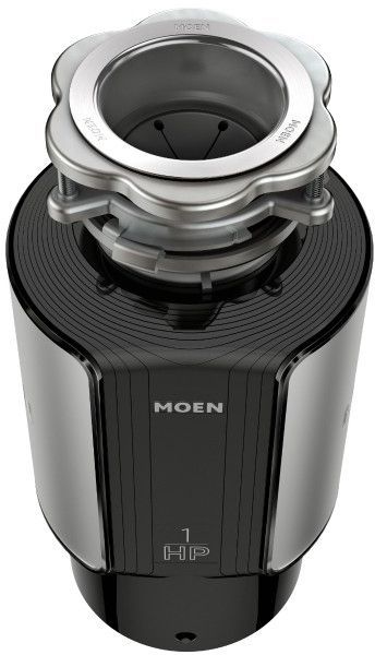 Moen® GX Series 1 HP Continuous Feed Black Garbage Disposal-2