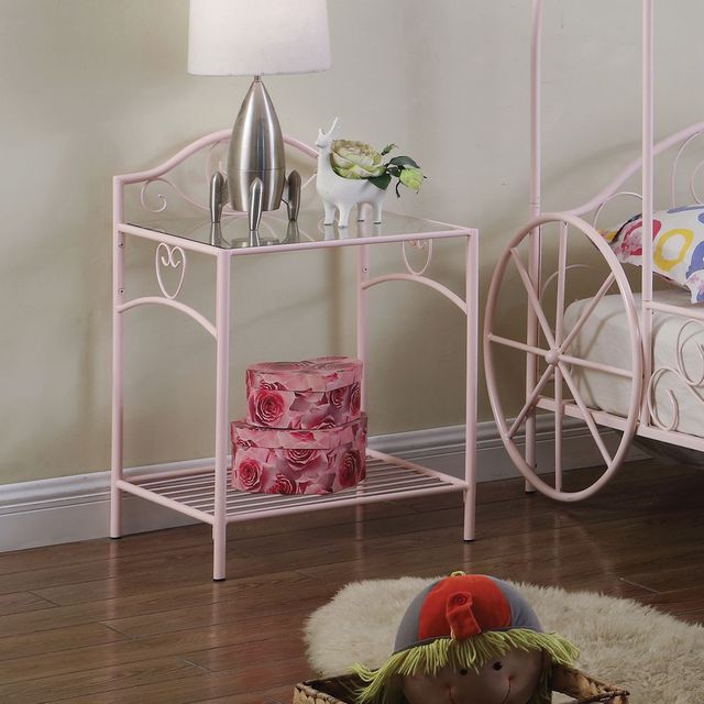 Coaster® Massi Powder Pink Nightstand 5