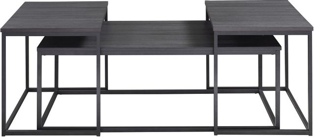 Signature Design by Ashley® Yarlow 3 Piece Black Occasional Table Set 1