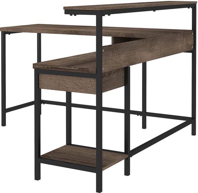 Signature Design by Ashley® Arlenbry Gray L-Desk with Storage 2