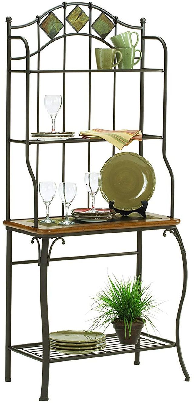 Hillsdale Furniture Lakeview Slate Top Baker's Rack 0