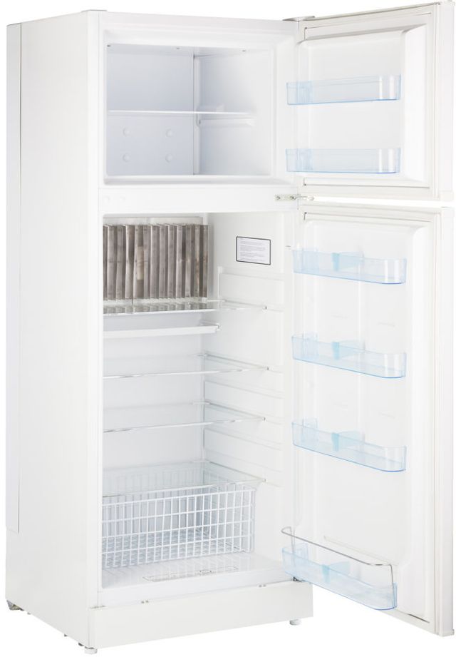 Unique® Appliances 14.0 Cu. Ft. White Standard Depth Freestanding Liquid Propane Top Freezer Refrigerator 4