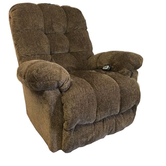 Michigan Leather Electric Swivel Recliner Chair - Furniture World