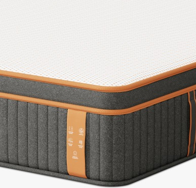 Nectar Premier Copper 14" Hybrid Medium Plush Euro Top Twin XL Mattress ...