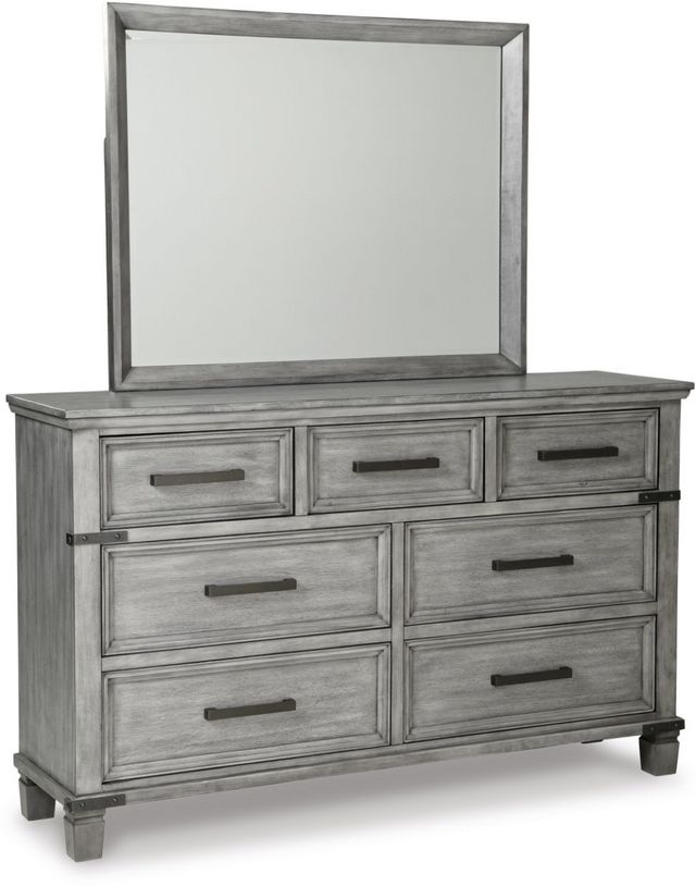 Signature Design by Ashley® Russelyn Light Gray Dresser and Mirror Set