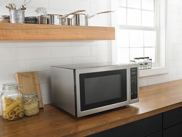 KitchenAid® 1.5 Cu. Ft. Stainless Steel Countertop Convection Microwave Oven 8