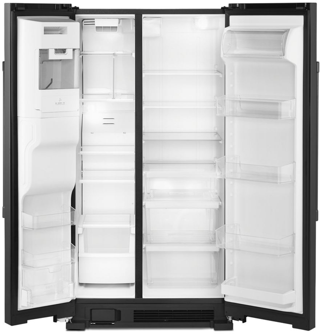 Maytag® 24.51 Cu. Ft. Black Side By Side Refrigerator-1