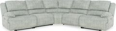 Signature Design by Ashley® McClelland 5-Piece Gray Power Reclining Sectional