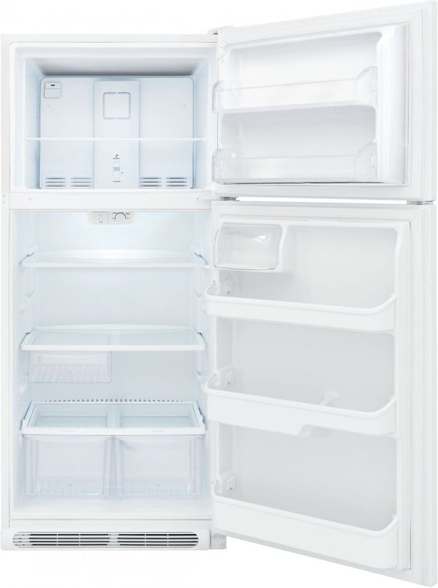 Frigidaire® 20.4 Cu. Ft. Pearl White Top Freezer Refrigerator 1