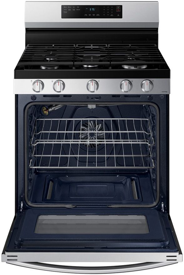 NE63A6711SS by Samsung - 6.3 cu. ft. Smart Freestanding Electric Range with  No-Preheat Air Fry, Convection+ & Griddle in Stainless Steel