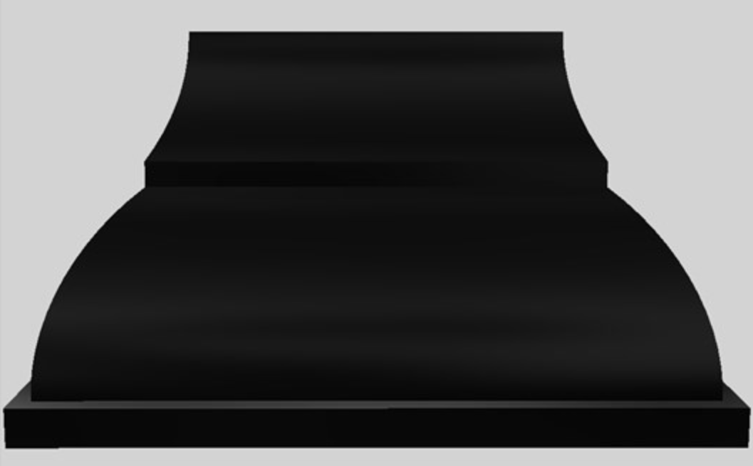 Vent-A-Hood® Designer Series 54" Black Wall Mounted Range Hood