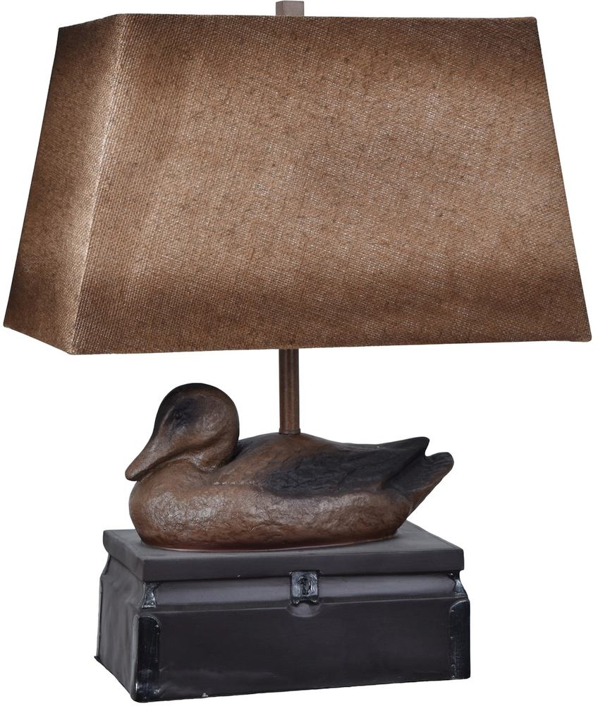 antique duck lamp