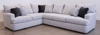 Klaussner® Oliver Maxwell Dove 2 Piece Sectional