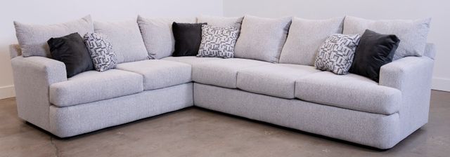 Klaussner® Oliver Maxwell Dove 2 Piece Sectional-0