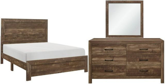 Homelegance® Corbin 3-Piece Rustic Brown Queen Panel Bedroom Set ...