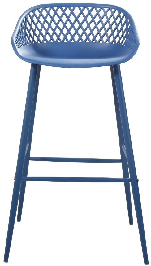 Moe's Home Collections Piazza Blue-m2 Outdoor Bar Stool 0