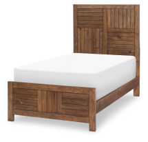 Legacy Kids Teen Summer Camp Panel Treehouse Brown Twin Bed
