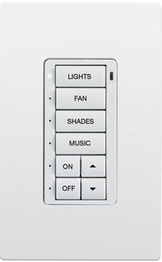 Crestron® Cameo® White Textured Standard Mount Keypad | Sound Effects ...