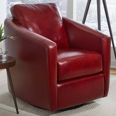 Southern Motion Daisy Marsala Leather Accent Chair