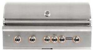 Coyote S-Series 42" Built-In Gas Stainless Steel Grill with 4 Infinity Burners