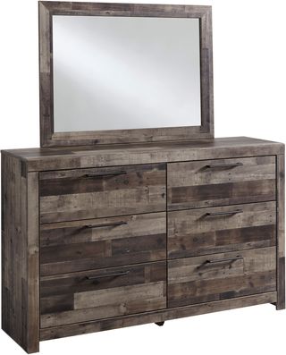 Benchcraft® Derekson Multi-Gray Dresser and Mirror