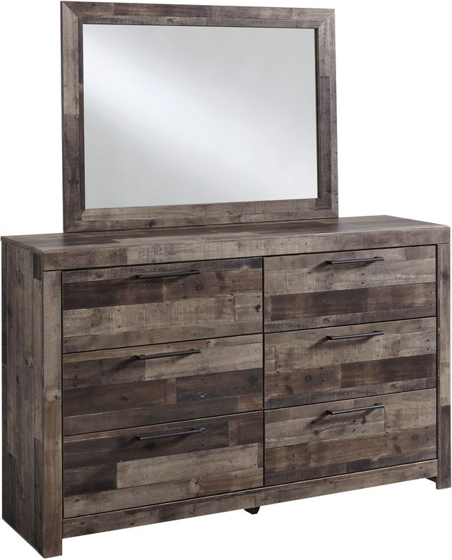 Benchcraft® Derekson Multi-Gray Dresser and Mirror-0